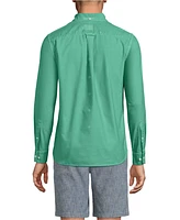 Lands' End Men's Traditional Fit Sail Rigger Oxford Shirt