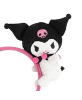 Kuromi Pink Headband With Character Charm & Plush
