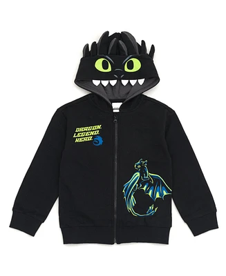 How to Train Your Dragon Boys Toothless Fleece Cosplay Hoodie