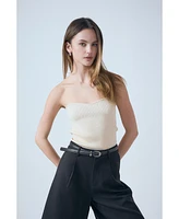 endless rose Women's Knit Strapless Top