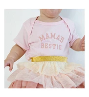 Sweet Wink Baby Girls Mama's Bestie Short Sleeve Bodysuit