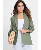 Olsen Women's Linen Viscose Blazer