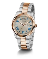 Guess Men's Day and Date Two-Tone Stainless-Steel Watch, 42mm
