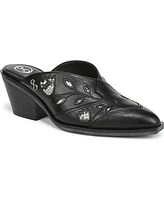 Sam and Libby Women's Floren Western Block Heel Mules