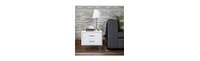Metal Nightstand with Two Drawers – Stylish and Functional