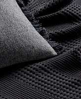 Oake Cotton Waffle Blanket, Full/Queen, Exclusively at Macy's