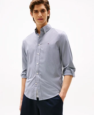 Tommy Hilfiger Men's Regular-Fit Gingham Performance Shirt
