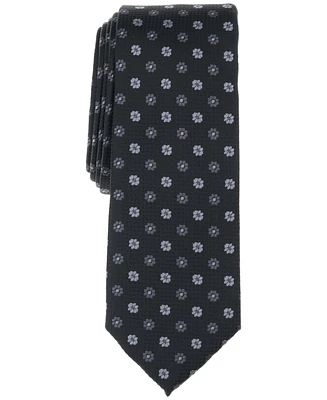 Bar Iii Men's Argyle Floral Medallion Tie, Exclusively at Macy's