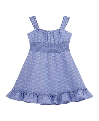 Guess Big Girls Oxford Sleeveless Dress