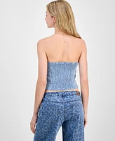 Madden Girl Juniors' Denim Tube Top