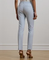 Lauren Ralph Double-Faced Stretch Cotton Pant, Regular & Petites