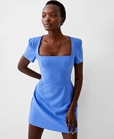 French Connection Women's Whisper Square-Neck Short-Sleeve Dress