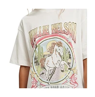 Cotton On Women's The Lcn Music Boxy Graphic Tee