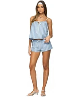 Edikted Women's Birkley Striped Shorts