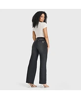 Freddy Women's N.o.w Denim High Waisted Wide Leg Jeans