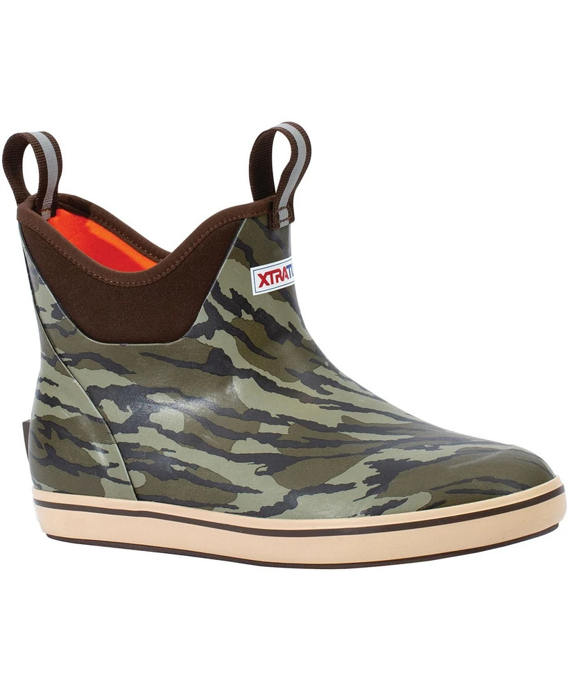 Xtratuf Men's 6 Mossy Oak Bottomland Ankle Deck Boot