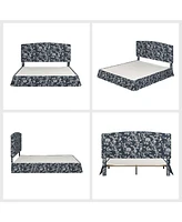 Modern Justus Upholstered Platform Bed-qb