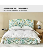Modern Justus Upholstered Platform Bed-kb