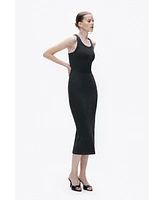Nocturne Women's Printed Detail Maxi Dress
