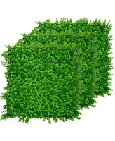 Grass Wall Panels (20pc): Privacy Screen, Indoor/Outdoor Green Wall Decor