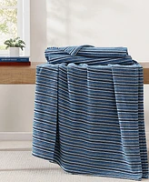 Tommy Hilfiger Nantucket Stripe Cotton Blanket