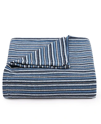 Tommy Hilfiger Nantucket Stripe Cotton Blanket