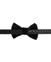 Trafalgar Men's Poirot Velvet Solid Colored Bow Tie