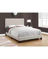Upholstered Tufted Bed Frame for Cozy and Elegant Bedroom Setup