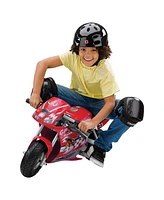 Razor 24V Mini Electric Bike, Single Speed Racing Motorcycle Pocket Rocket with 10 Inch Pneumatic Tires, Speeds up to 15 Mph, Ages 13 and Up, Red