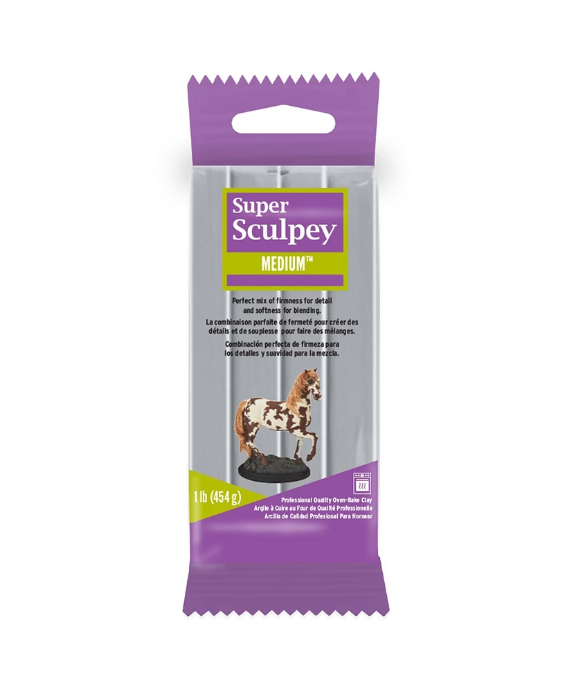 Super Sculpey Medium: Gray