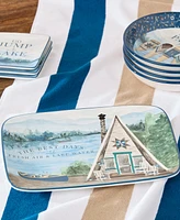Certified International Wake At The Lake Rectangular Platter