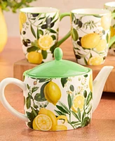 Certified International Limone Teapot