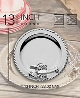 Certified International Silver Plated Lobster Round Platter