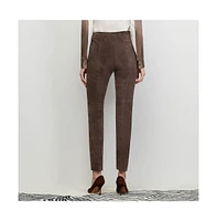 Carlisle Women's Brown Suede Leggings Catwalk