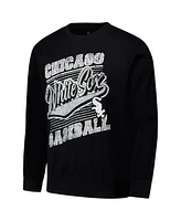 Stitches Men's Black Chicago White Sox Pullover Sweatshirt