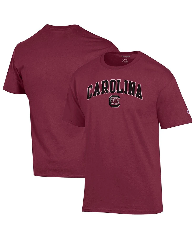 Champion Men's Garnet South Carolina Gamecocks Arch Over Logo T-Shirt