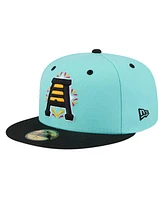 New Era Men's Black Salt Lake Bees Copa de la Diversion 59FIFTY Fitted Hat
