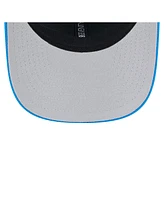 New Era Men's Blue Detroit Lions Main Trucker 9SEVENTY Stretch-Snap Hat