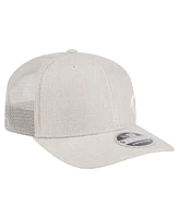 New Era Men's Light Beige Cincinnati Reds Flawless 9SEVENTY Stretch-Snap Hat