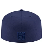 New Era Men's Navy England Patriots Color Pack A-Frame 59FIFTY Fitted Hat