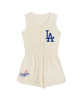 Outerstuff Toddler Cream Los Angeles Dodgers Power Tank Romper