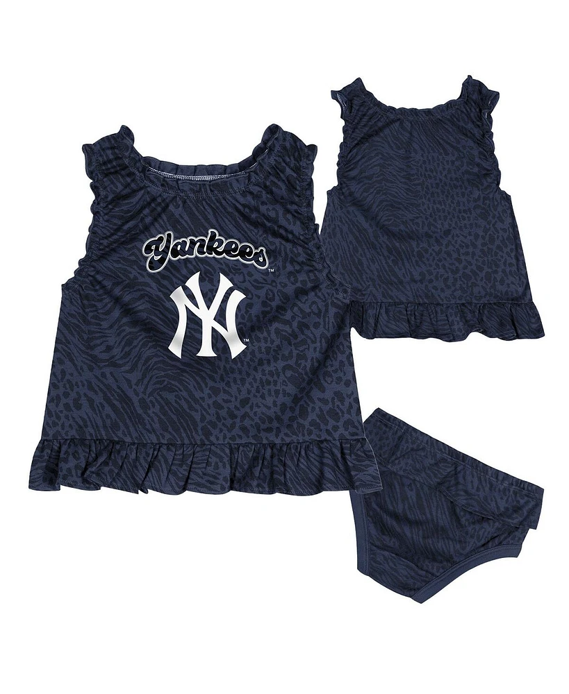 Outerstuff Infant Navy New York Yankees Playground Dress Bloomers Set