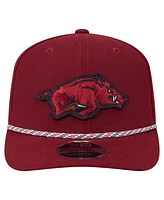 New Era Men's Cardinal Arkansas Razorbacks Game Day Multi-Rope 9SEVENTY Stretch-Snap Hat