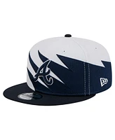 New Era Men's Navy/White Atlanta Braves Jagged 9FIFTY Snapback Hat