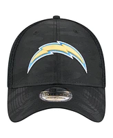 New Era Men's Black Los Angeles Chargers Active Camo 39THIRTY Flex Hat