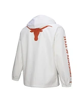 Mitchell & Ness Men's White Texas Longhorns Coaches Full-Snap Hoodie Jacket