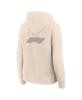 Formula 1 Women's Cream Elements Future Ground Subtle Tonal Pullover Hoodie