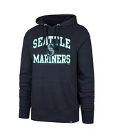 '47 Brand Men's Navy Seattle Mariners Velocity Headline Pullover Hoodie