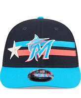 New Era Men's Navy Miami Marlins 2024 Mlb All-Star Game Mesh Back Low Profile 9FIFTY Snapback Hat