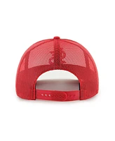 '47 Brand Men's White/Red St. Louis Cardinals Freshman Trucker Adjustable Hat